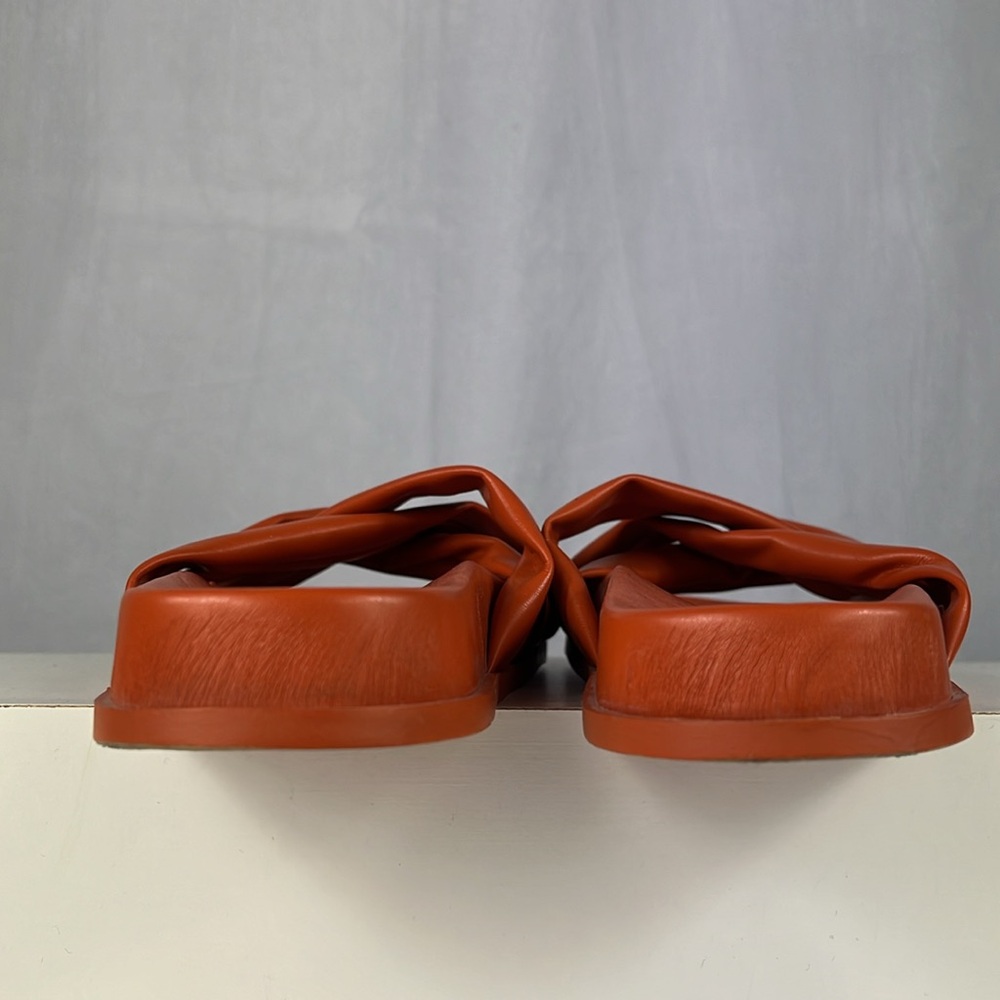 Anthropologie Silent D Helena Sandals in Terra Cotta. - Picture 8 of 10